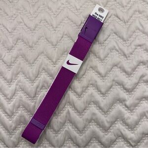 Nike Purple Web Golf Belt